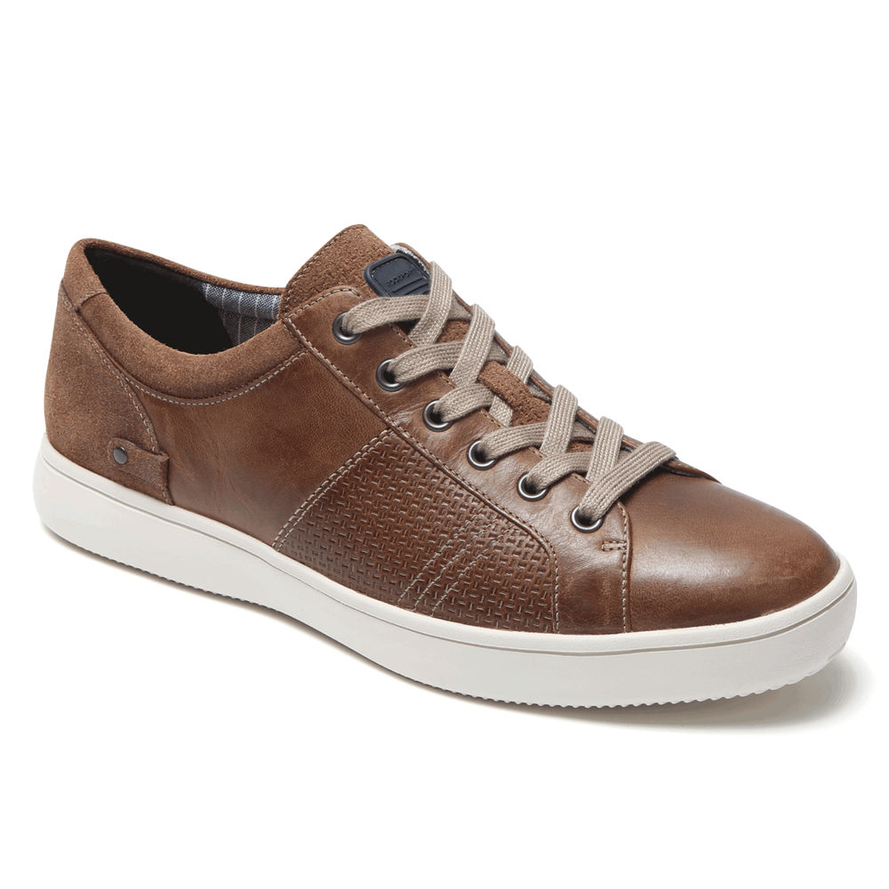 Rockport Mens Colle Tie - Sneakers Brown - NUS691580